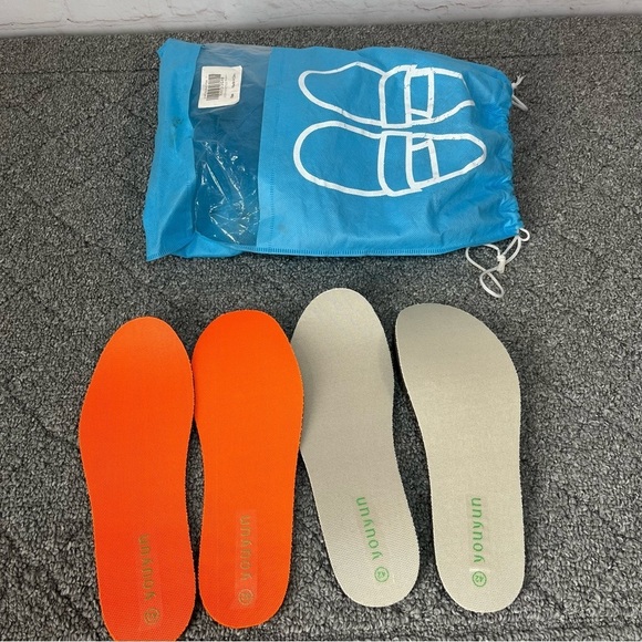 YOUYUN Unisex Men 7.5 Women 8.5 Black Breathable Diabetic Ortho Shoes NEW - Picture 7 of 8